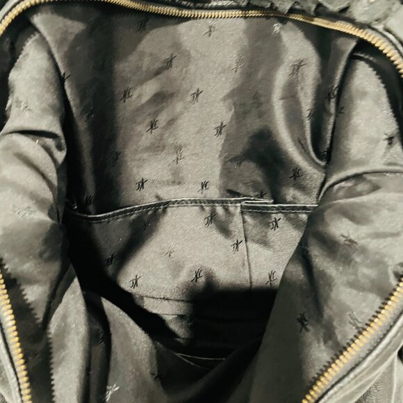 Kenneth Cole Black Bag with Floral Patterns - Picture 14 of 16